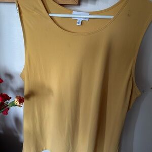 Yellow Sleeveless Top